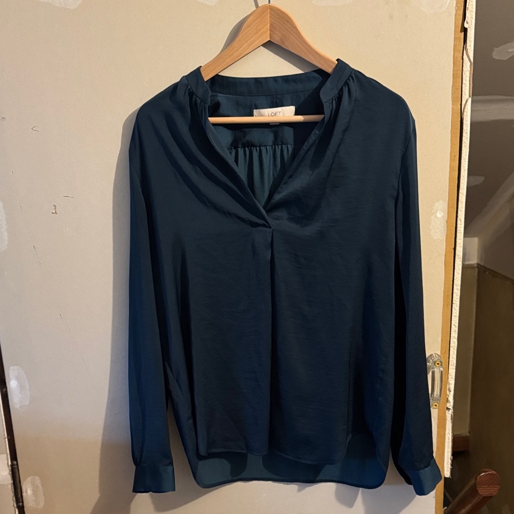 LOFT Deep Blue Women's Blouse